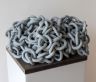 Abhängigkeit, Keramik gebrannt,18 x 35 x 37 cm, 2022