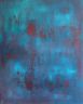 Unergründlich Blau, 2013, 80x100 cm, Acryl auf Leinwand
